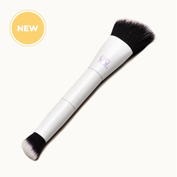 Buff & Blur Double-Ended Complexion Brush - Mama Sol