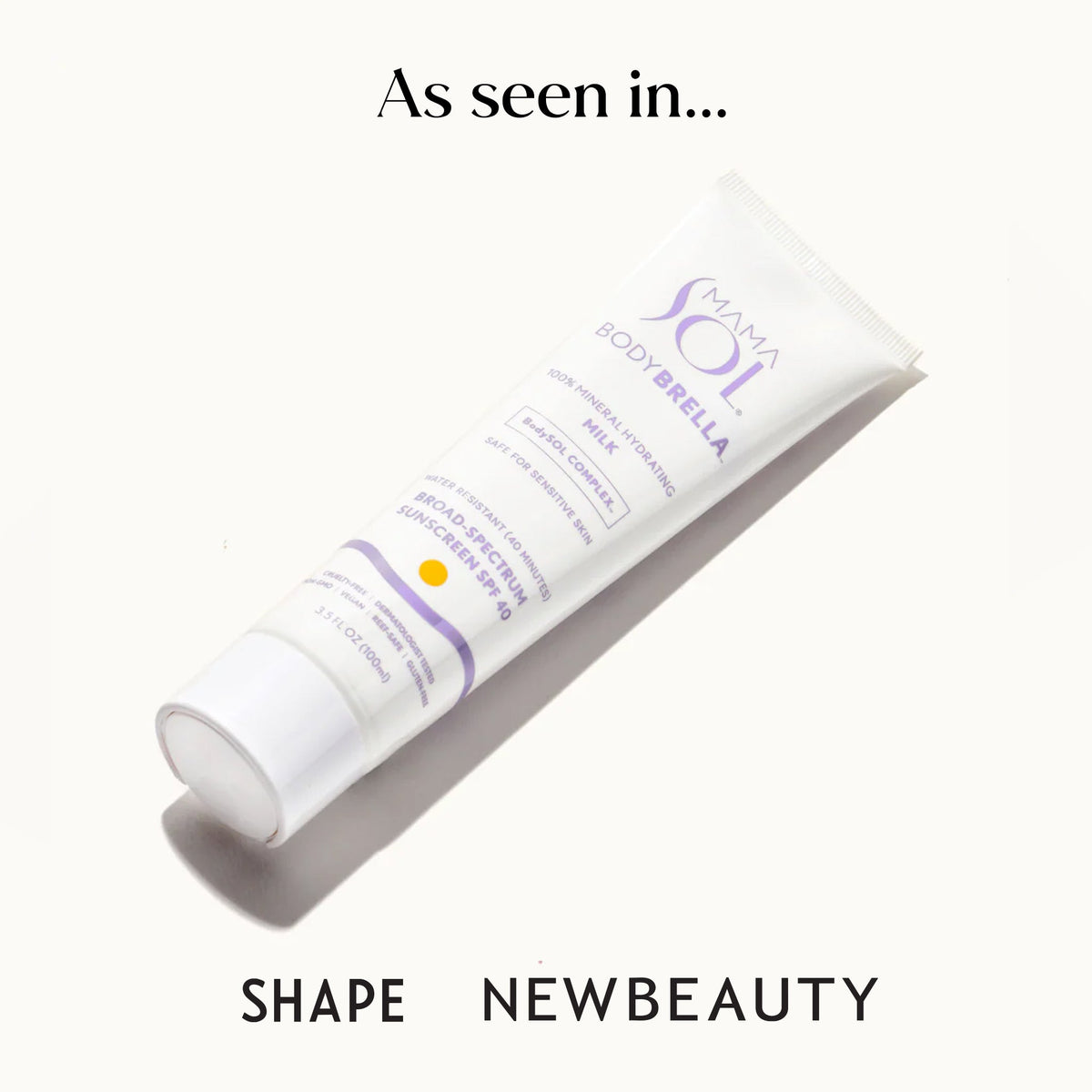 BODYBRELLA™ 100% Mineral Hydrating Milk SPF 40 - Mama Sol