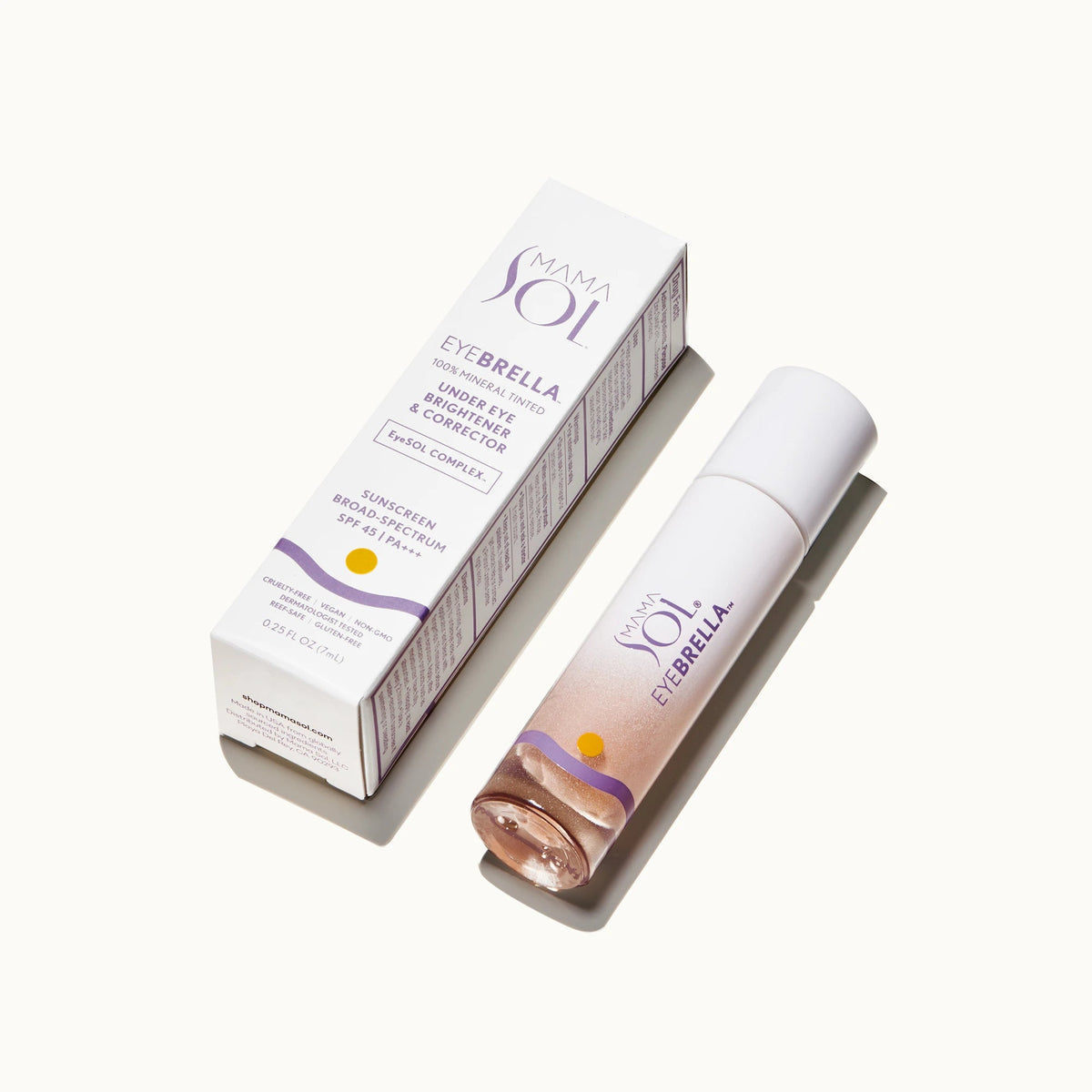 EYEBRELLA™ - 100% Mineral Tinted Under Eye Brightener & Corrector SPF 45 PA+++ - Mama Sol
