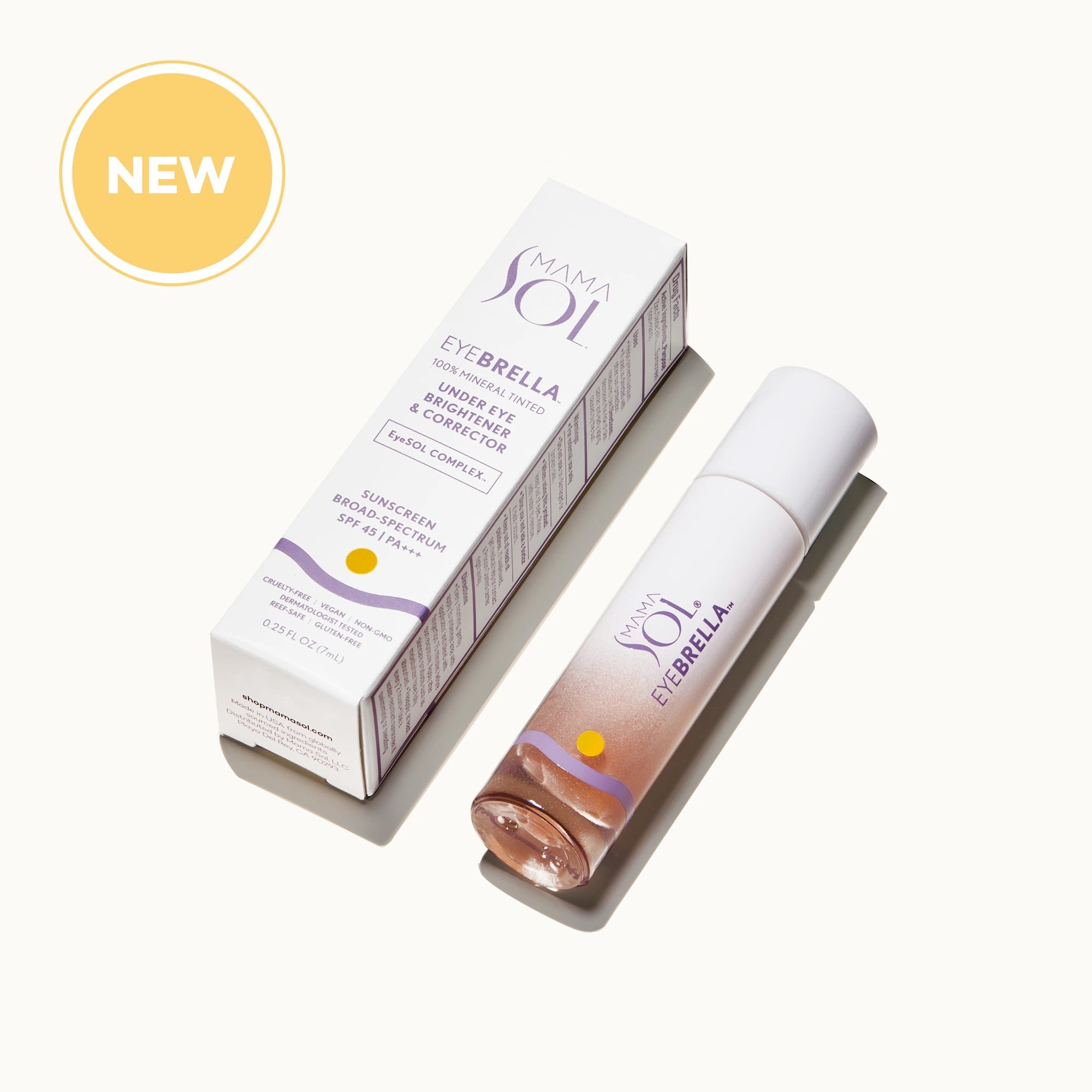 EYEBRELLA™ - 100% Mineral Tinted Under Eye Brightener & Corrector SPF 45 PA+++ - Mama Sol