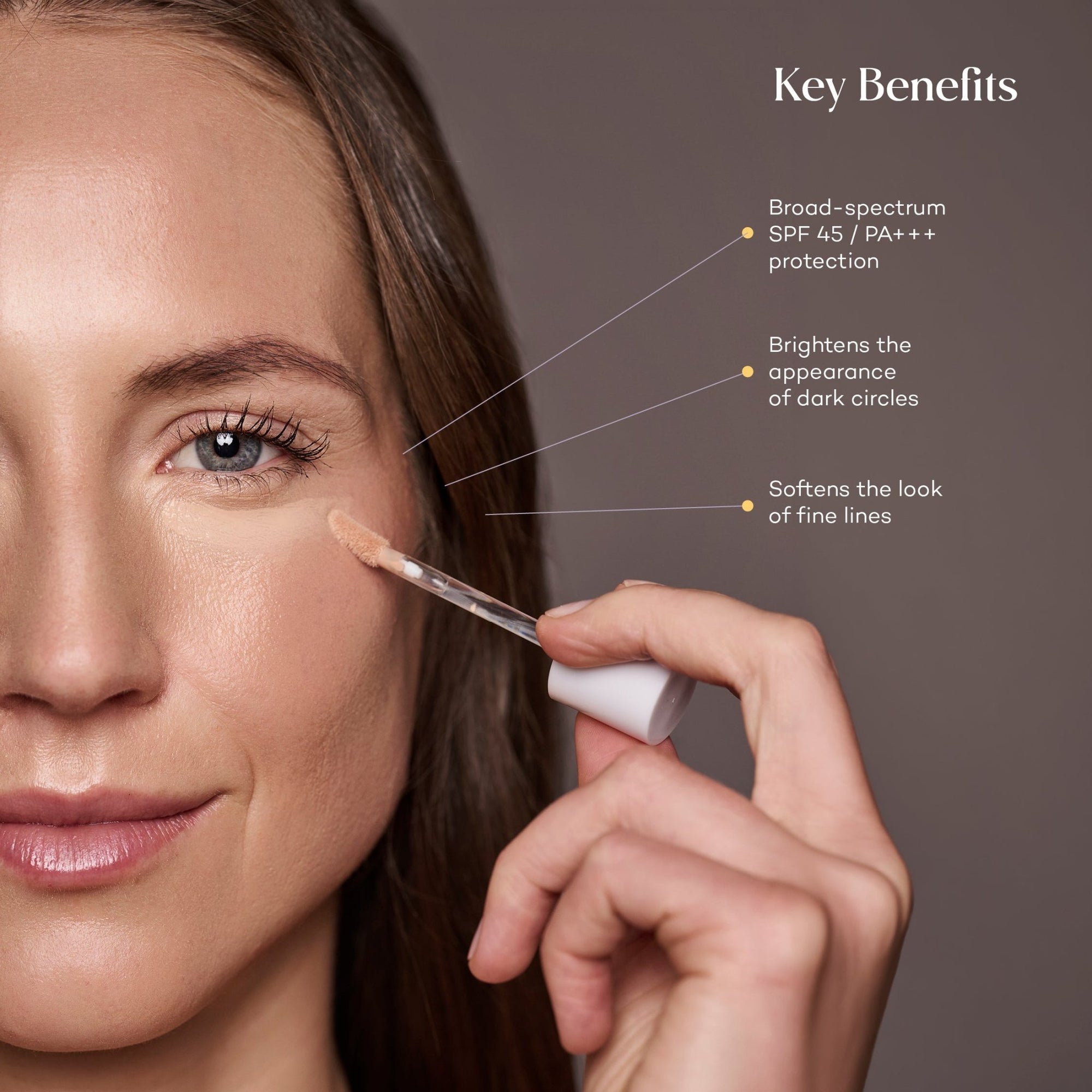 EYEBRELLA™ - 100% Mineral Tinted Under Eye Brightener &amp; Corrector SPF 45 PA+++ - Mama Sol